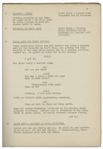 Moe Howard's 35pp. Script Dated March 1936 for The Three Stooges Film ''Half-Shot Shooters'' -- Very Good Plus Condition